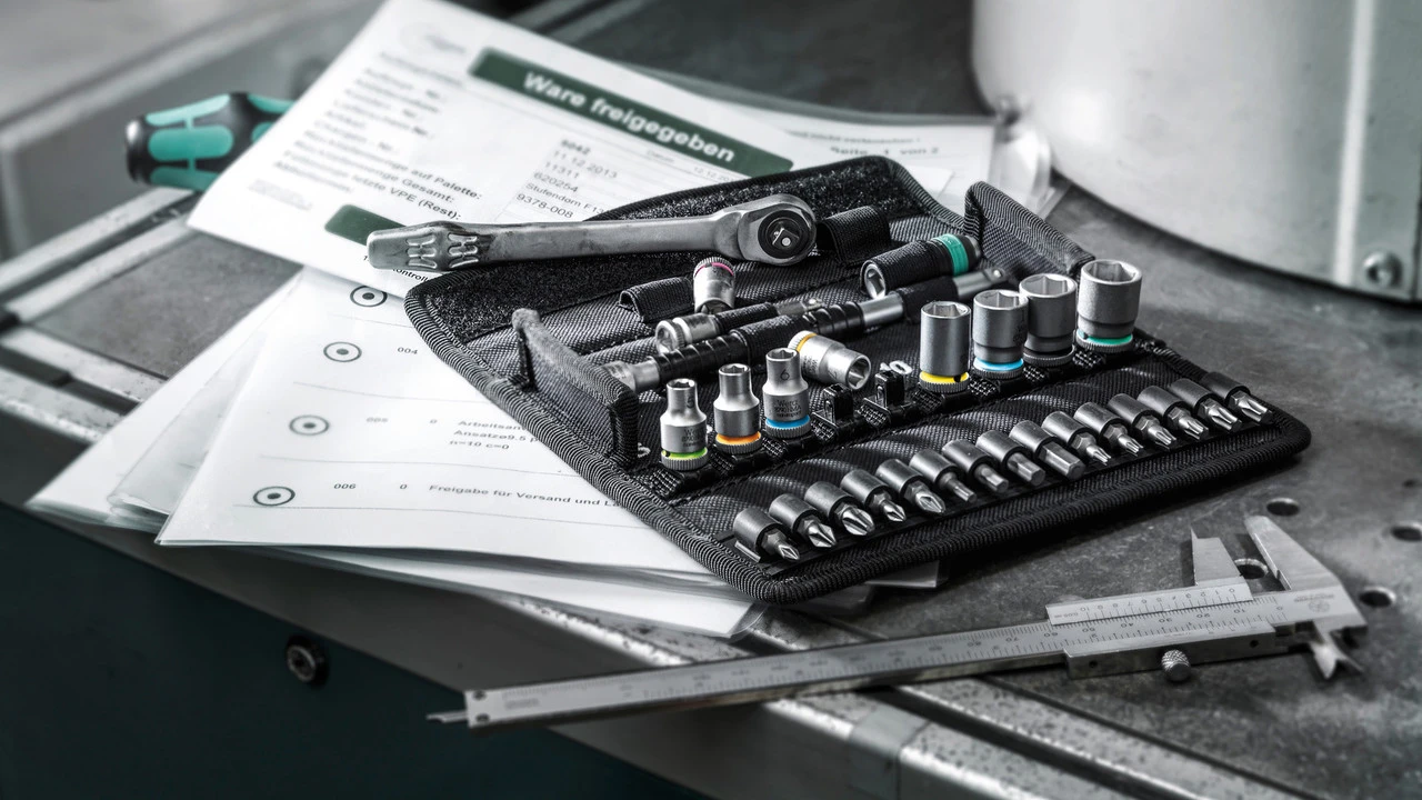 Wera Zyklop Switch Metal Ratsche 1/4" Mit Steckschlüssel-/Bit-Satz 3 Wera Zyklop Switch Metal Ratsche 1/4" Mit Steckschlüssel-/Bit-Satz – Bild 3