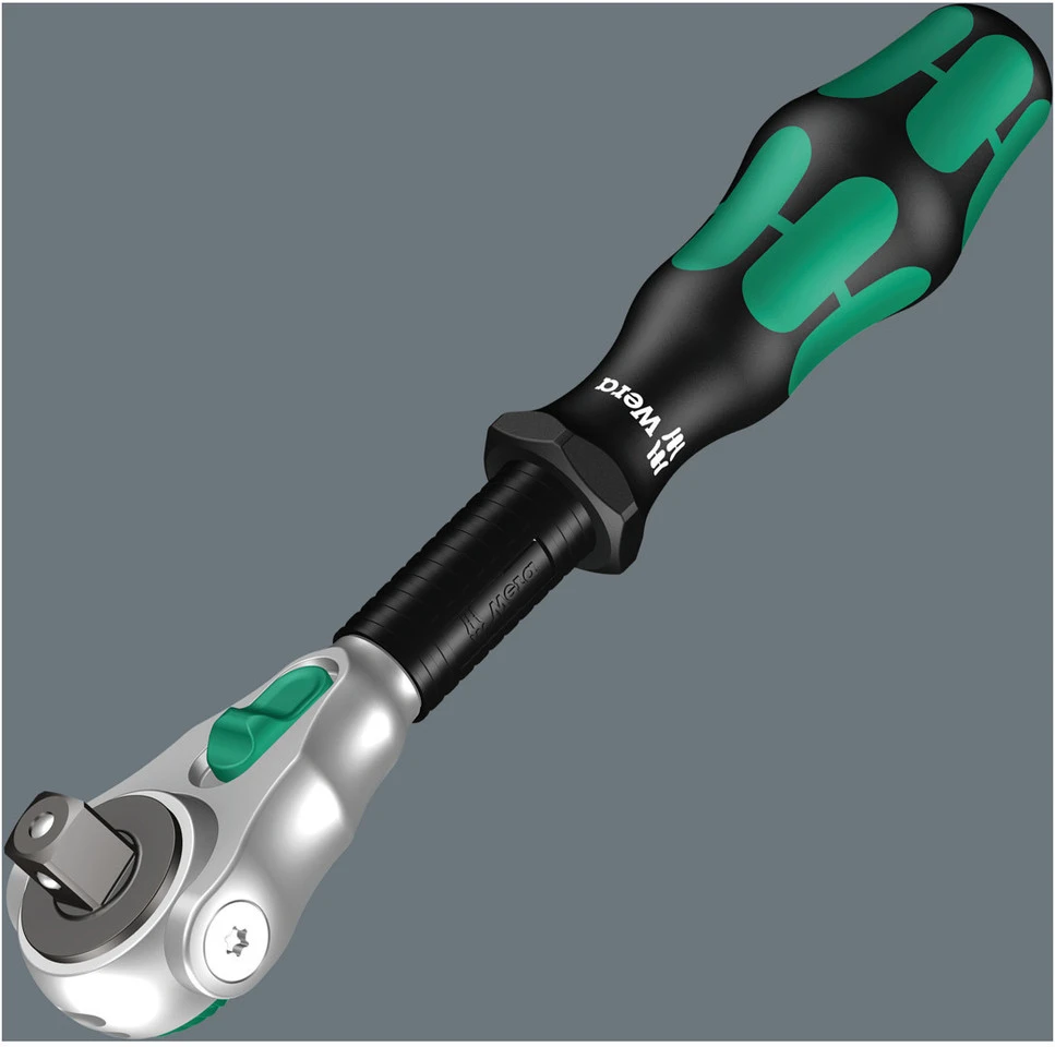 Wera 8100 SA All-in Zyklop Speed Ratsche 1/4" Mit Steckschlüsselsatz 2 Wera 8100 SA All-in Zyklop Speed Ratsche 1/4" Mit Steckschlüsselsatz – Bild 2