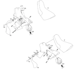 SRAM Ersatzteile Rival / Apex Schaltbremshebel (2007-2012)