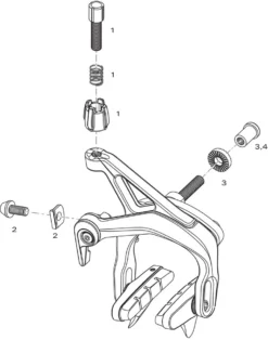 SRAM Ersatzteile Force / Rival / Apex Bremse (2007-2012)
