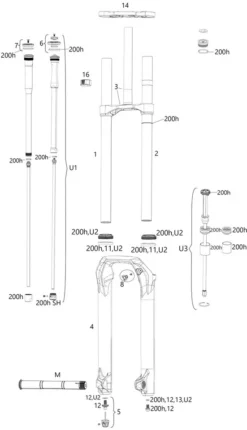 ROCKSHOX Ersatzteile BoXXer (C1 / 2019)