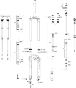 ROCKSHOX Ersatzteile Yari (A1-B3 / 2016-2020)