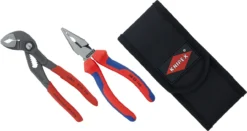 KNIPEX Zangenset Cobra Und Spitz-Kombizange In Werkzeuggürteltasche