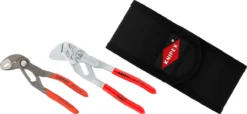 KNIPEX Zangenset Cobra Und Zangenschlüssel In Werkzeuggürteltasche